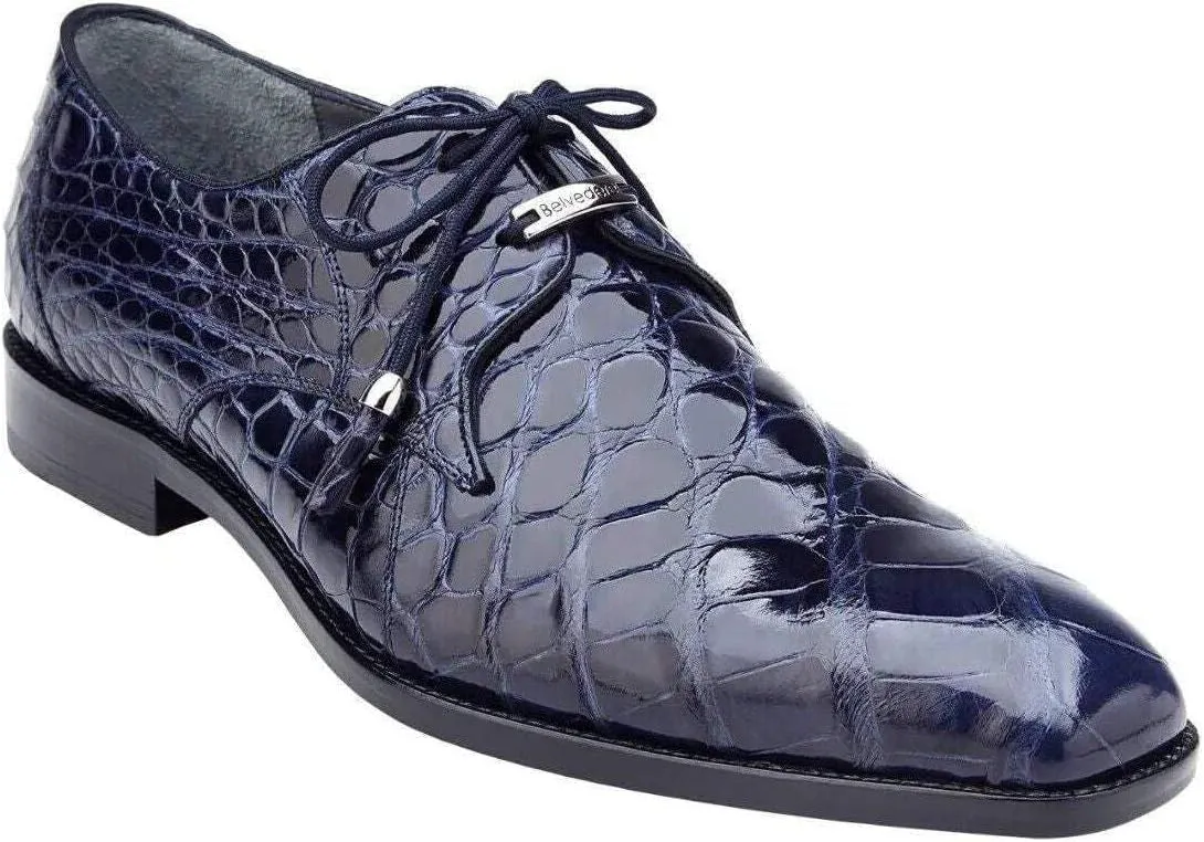 Lago Genuine American Alligator Men Black
