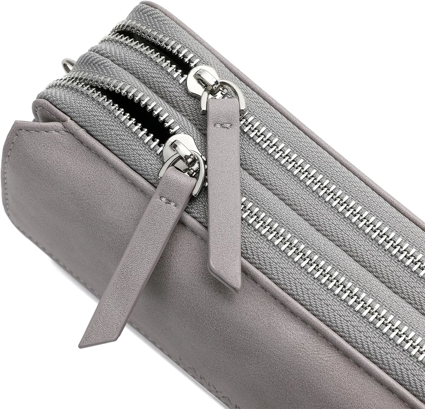 Lanyani RFID Crossbody Wallet Wristlet Purse with Phone Pocket For Women Vegan Leather