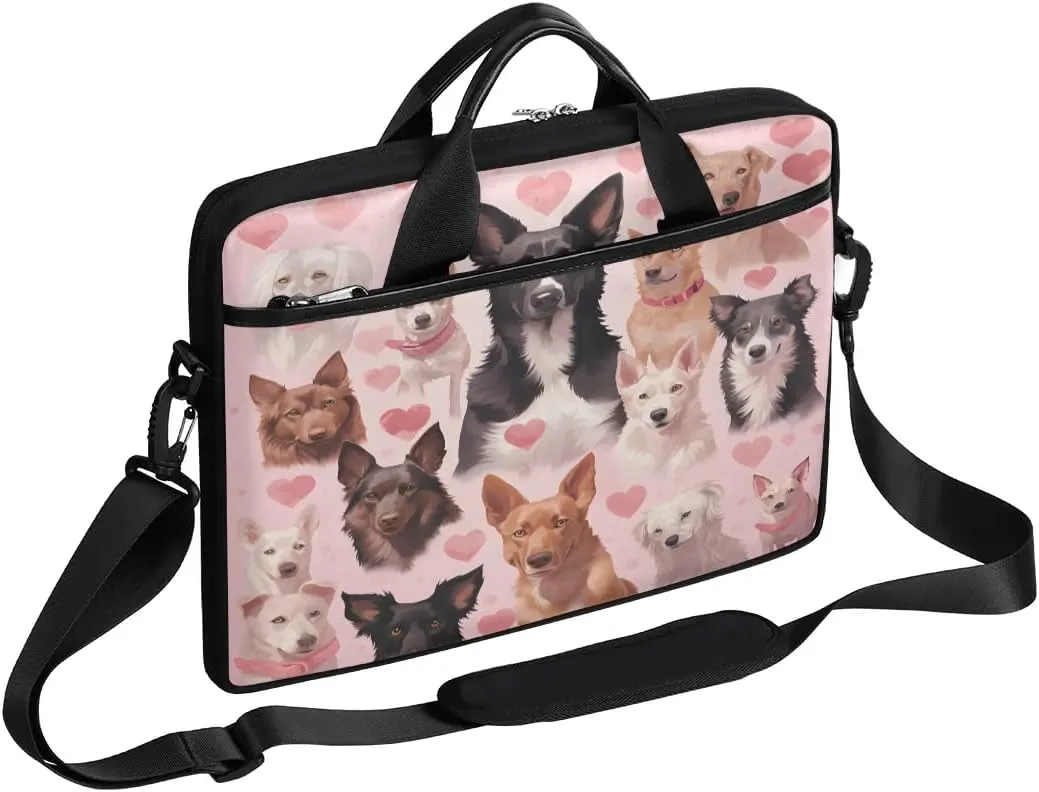 Laptop Shoulder Bag Computer Bag 13-15 Inches Laptop Carrying Case with Shoulder Strap for Women Men