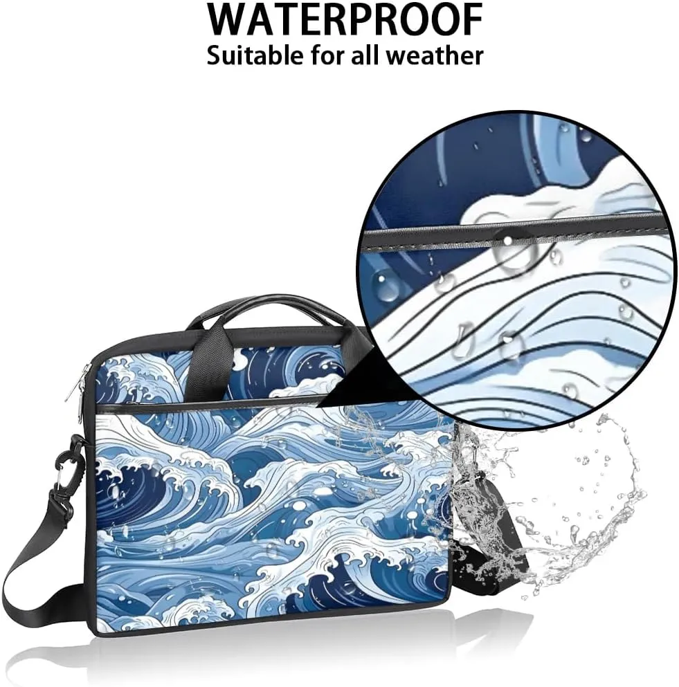 Laptop Shoulder Bag Computer Bag 13-15 Inches Laptop Carrying Case with Shoulder Strap for Women Men