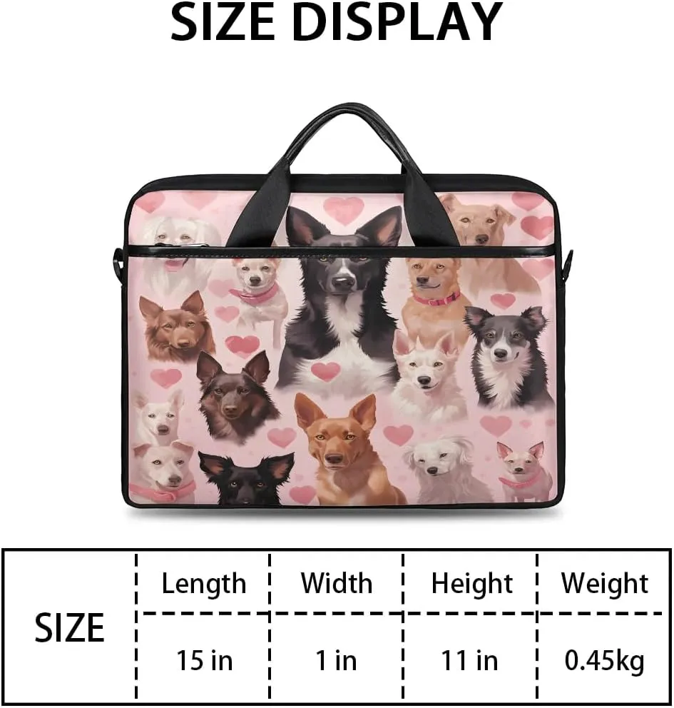 Laptop Shoulder Bag Computer Bag 13-15 Inches Laptop Carrying Case with Shoulder Strap for Women Men