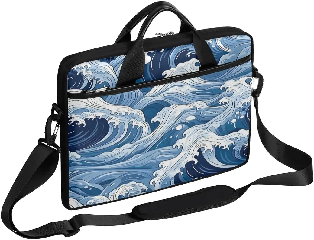 Laptop Shoulder Bag Computer Bag 13-15 Inches Laptop Carrying Case with Shoulder Strap for Women Men