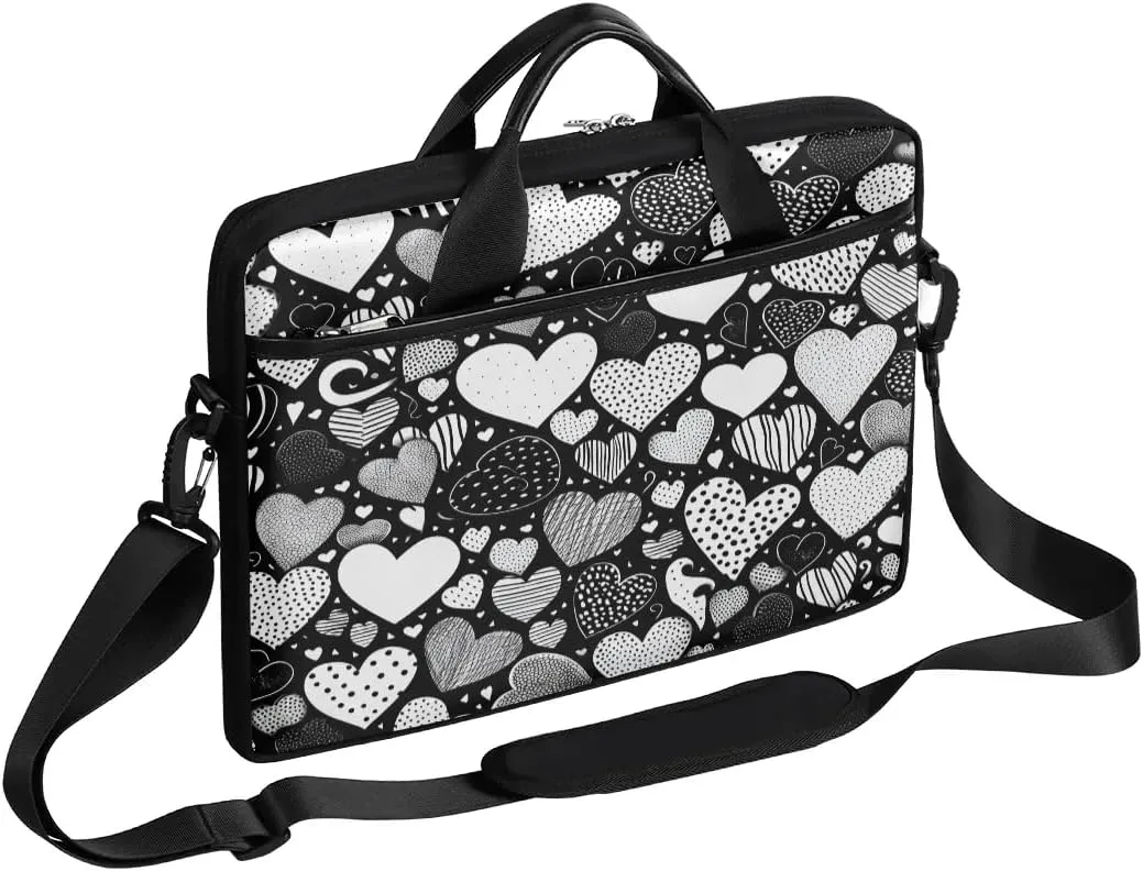 Laptop Shoulder Bag Computer Bag 13-15 Inches Laptop Carrying Case with Shoulder Strap for Women Men