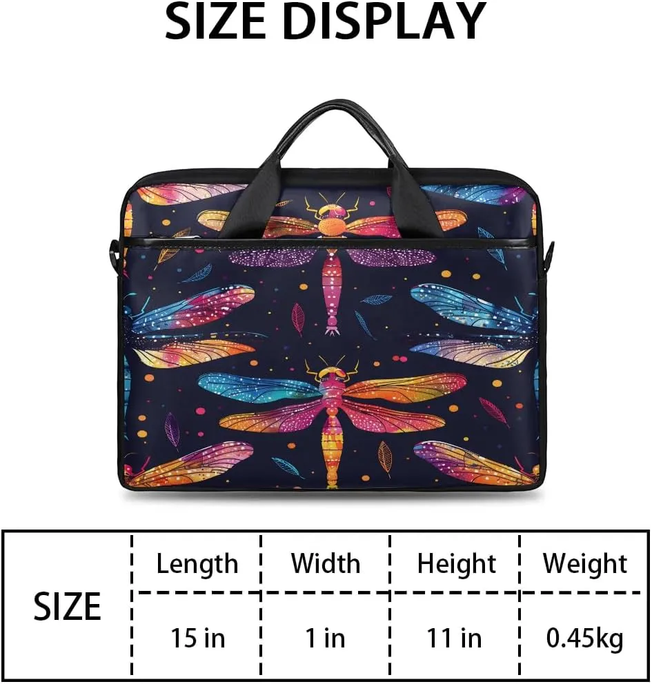 Laptop Shoulder Bag Computer Bag 13-15 Inches Laptop Carrying Case with Shoulder Strap for Women Men