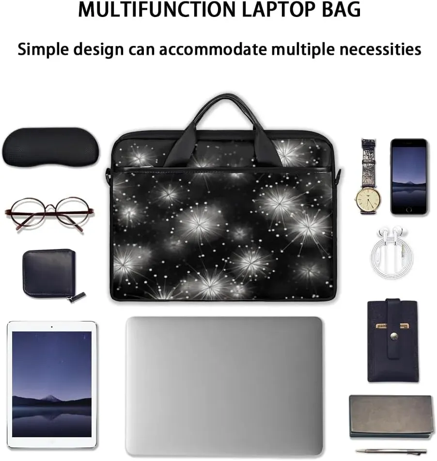 Laptop Shoulder Bag Computer Bag 13-15 Inches Laptop Carrying Case with Shoulder Strap for Women Men
