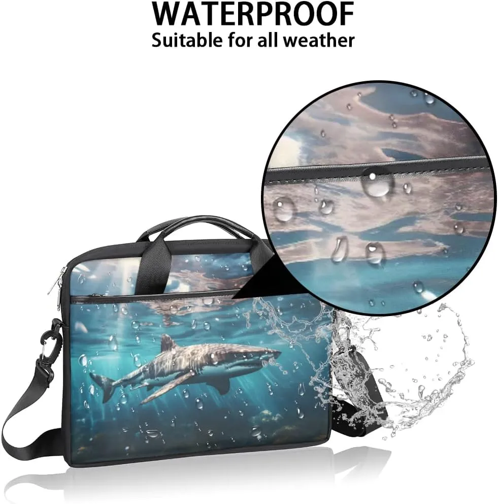 Laptop Shoulder Bag Computer Bag 13-15 Inches Laptop Carrying Case with Shoulder Strap for Women Men