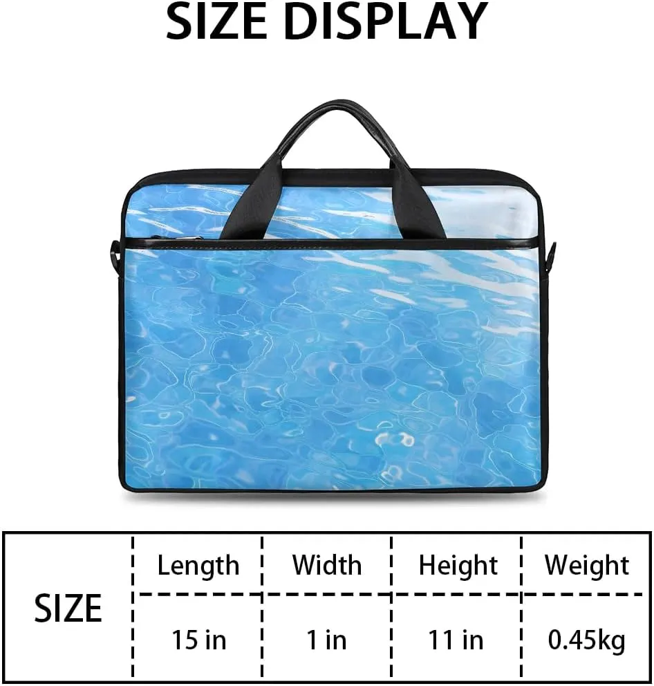 Laptop Shoulder Bag Computer Bag 13-15 Inches Laptop Carrying Case with Shoulder Strap for Women Men