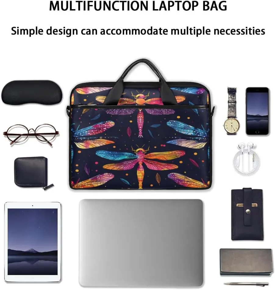 Laptop Shoulder Bag Computer Bag 13-15 Inches Laptop Carrying Case with Shoulder Strap for Women Men