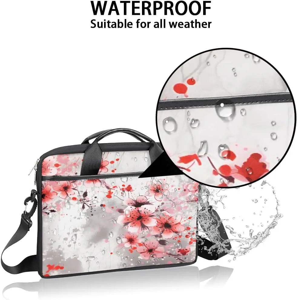 Laptop Shoulder Bag Computer Bag 13-15 Inches Laptop Carrying Case with Shoulder Strap for Women Men