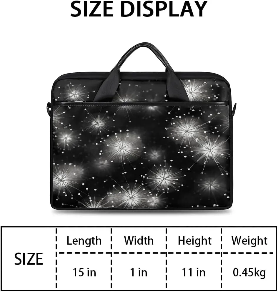 Laptop Shoulder Bag Computer Bag 13-15 Inches Laptop Carrying Case with Shoulder Strap for Women Men