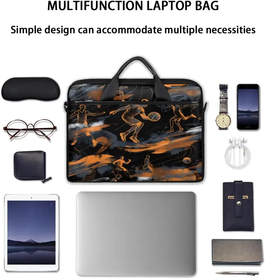 Laptop Shoulder Bag Computer Bag 13-15 Inches Laptop Carrying Case with Shoulder Strap for Women Men