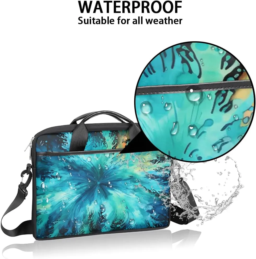 Laptop Shoulder Bag for 13-15 Inch Waterproof Laptop Sleeve Case Bag Slim Computer Carry Case Computer Cases for Laptops
