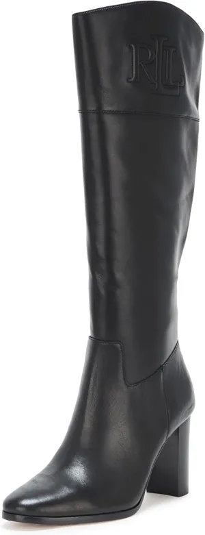Lauren Ralph Lauren Women's Page II Burnished Leather Tall Boot