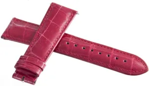 Locman Men's 22mm Red Alligator Leather Watch Band Strap
