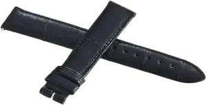 Locman Women's 16mm Black Alligator Leather Watch Band Strap