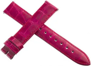 Locman Women's 16mm Red Alligator Leather Watch Band Strap