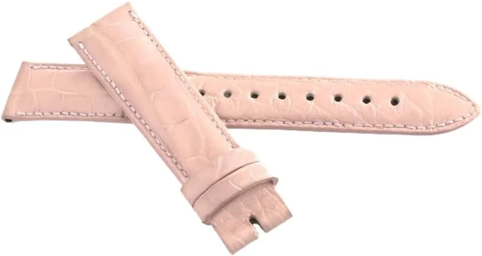 Locman Women's 18mm Pink Alligator Leather Watch Band Strap