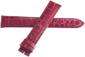 Locman Women's 18mm Red Alligator Leather Watch Band Strap
