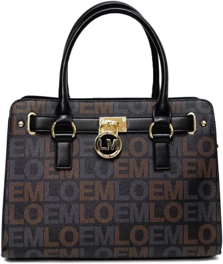 LOEM monogrammed lock belt key shoulder Bag handbag signature designer inspired