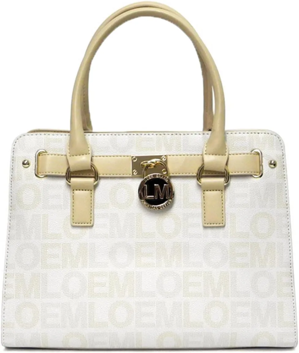 LOEM monogrammed lock belt key shoulder Bag handbag signature designer inspired