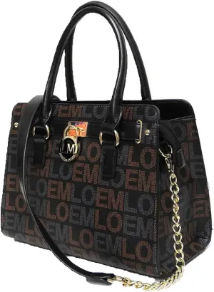 LOEM monogrammed lock belt key shoulder Bag handbag signature designer inspired