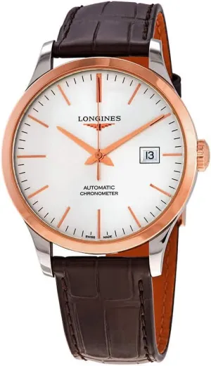 Longines Record Automatic Chronometer Silver Dial Men's Watch L28215722