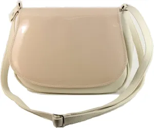 LONI Shoulder Bags for Women Purse Handbag Crossbody Everyday Saddle Bag Medium Patent/Pu Leather