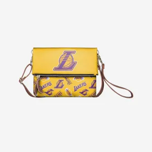 Los Angeles Lakers Printed Collection Foldover Tote Bag