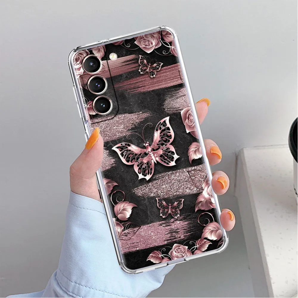 Love Bow Pattern Clear Case For Samsung Galaxy