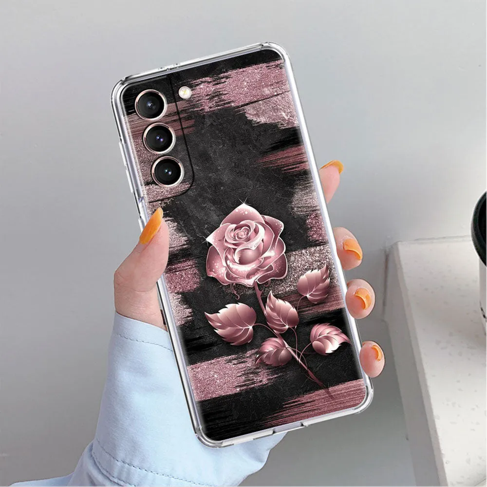Love Bow Pattern Clear Case For Samsung Galaxy