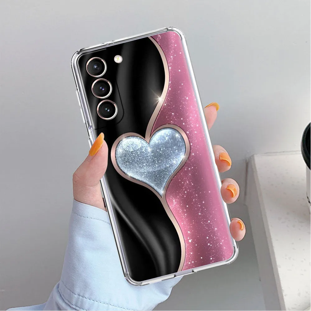 Love Bow Pattern Clear Case For Samsung Galaxy