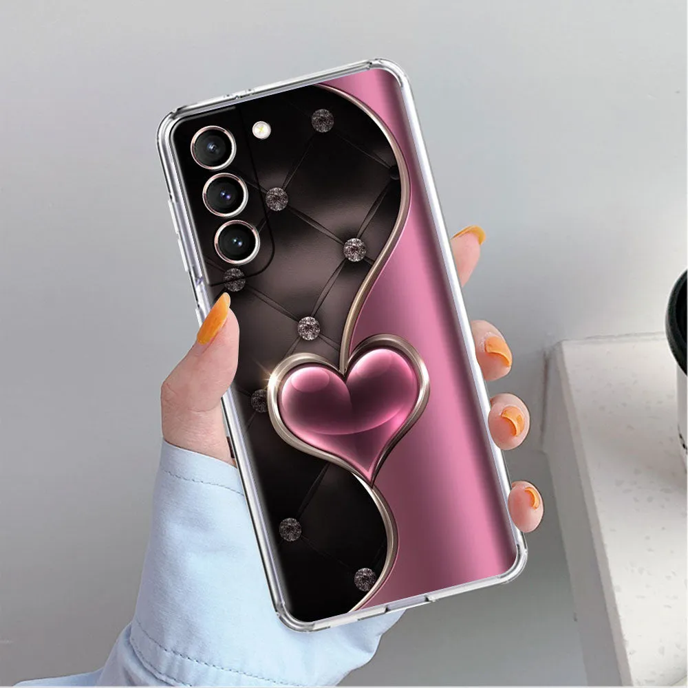 Love Bow Pattern Clear Case For Samsung Galaxy