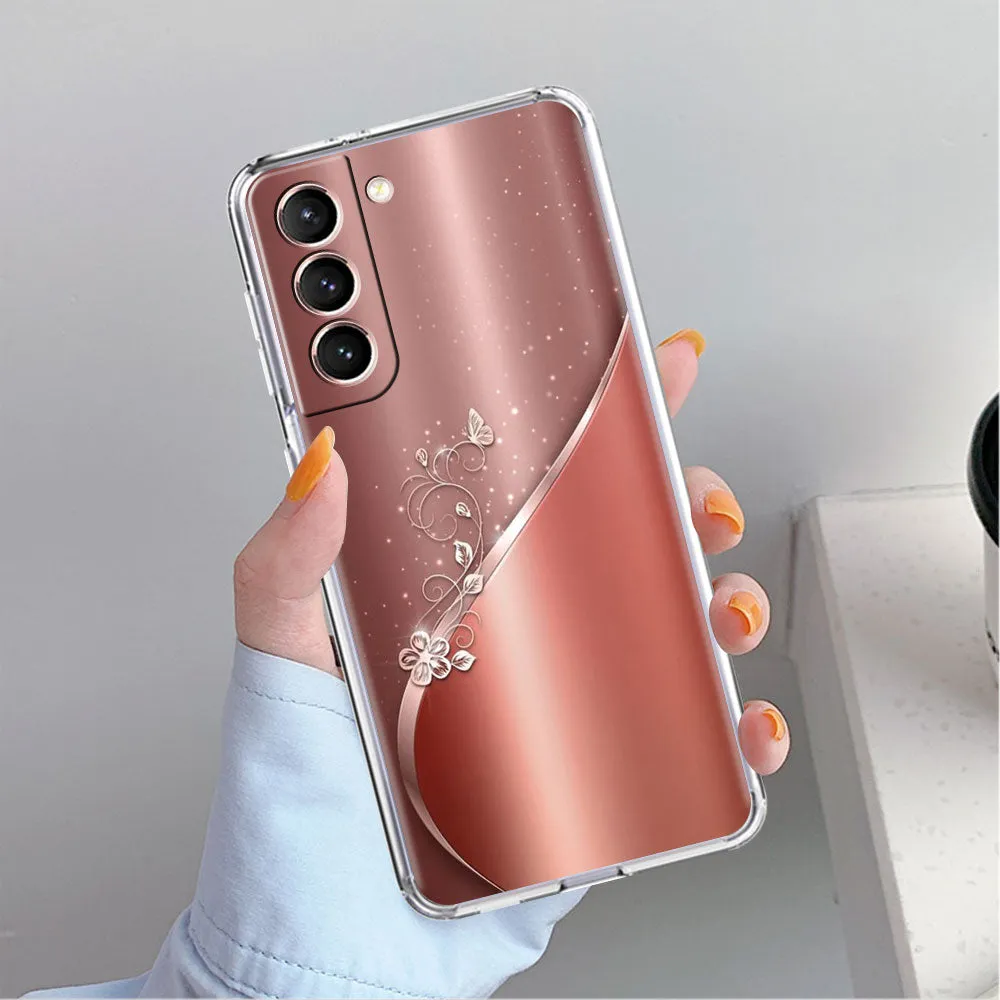 Love Bow Pattern Clear Case For Samsung Galaxy