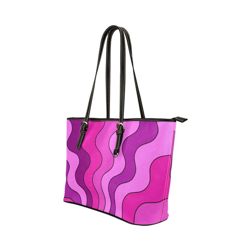Magenta Vibes | Leather Tote Bag