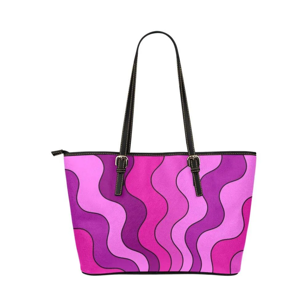 Magenta Vibes | Leather Tote Bag