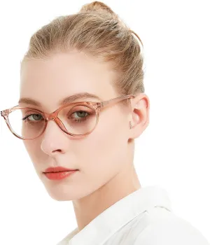 MARE AZZURO Clear Reading Glasses Women Fashion Round Readers 0 1.0 1.25 1.5 1.75 2.0 2.25 2.5 2.75 3.0 3.5 4.0 5.0 6.0