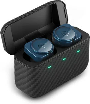 Master and Dynamic MW09 True Wireless Earphones Bluetooth Noise Cancelling Headphones/Earbuds Blue