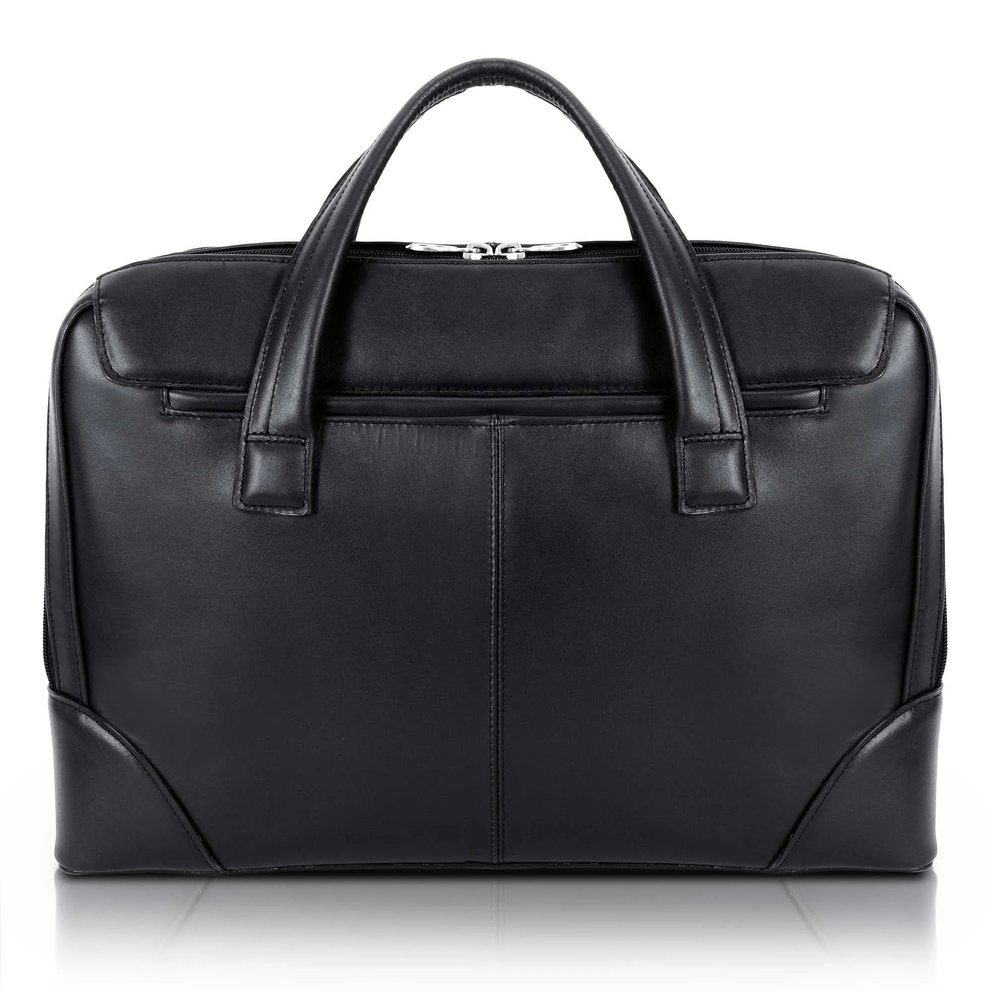 McKlein USA Harpswell 17" Leather Dual Compartment Laptop Briefcase