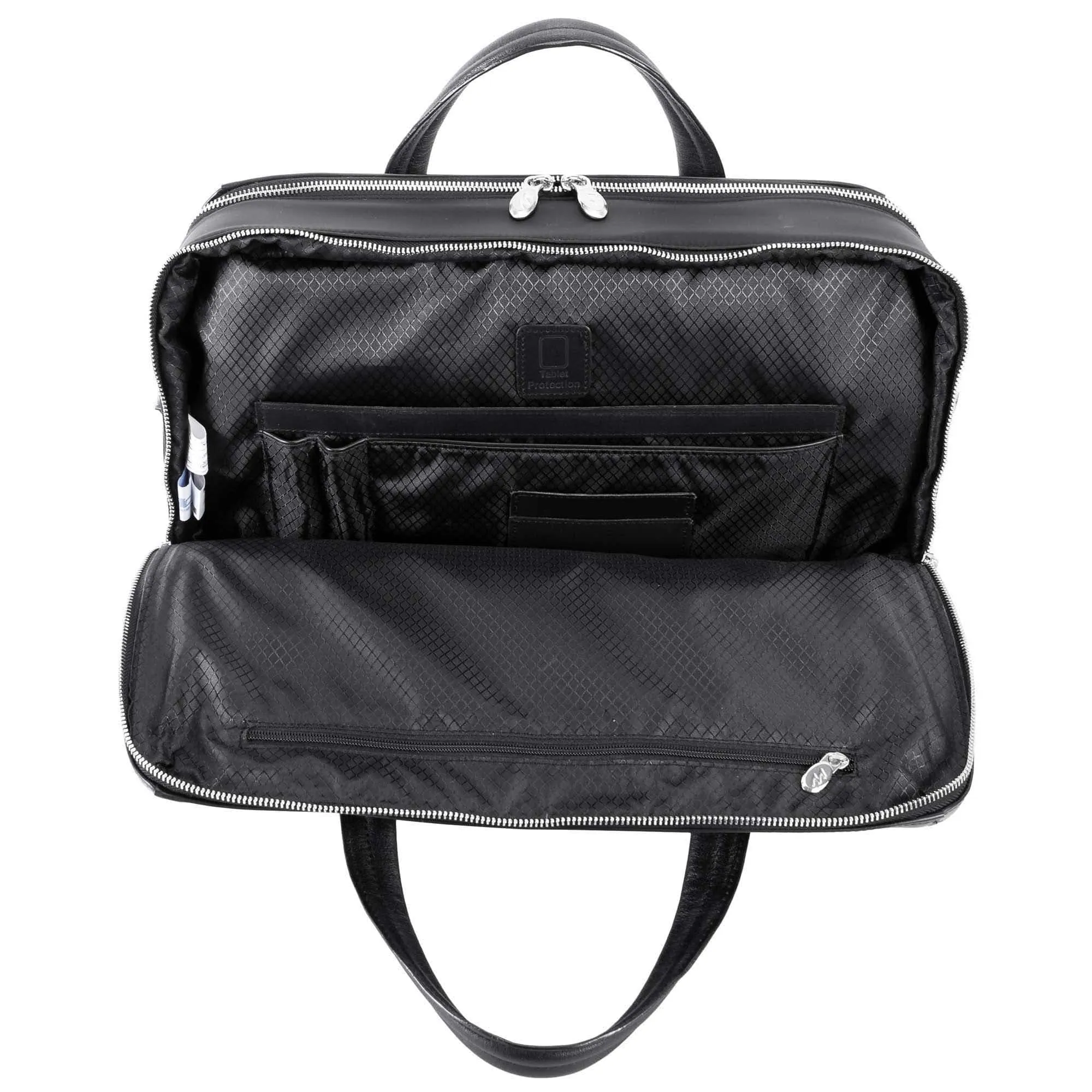 McKlein USA Harpswell 17" Nylon Dual Compartment Laptop Briefcase
