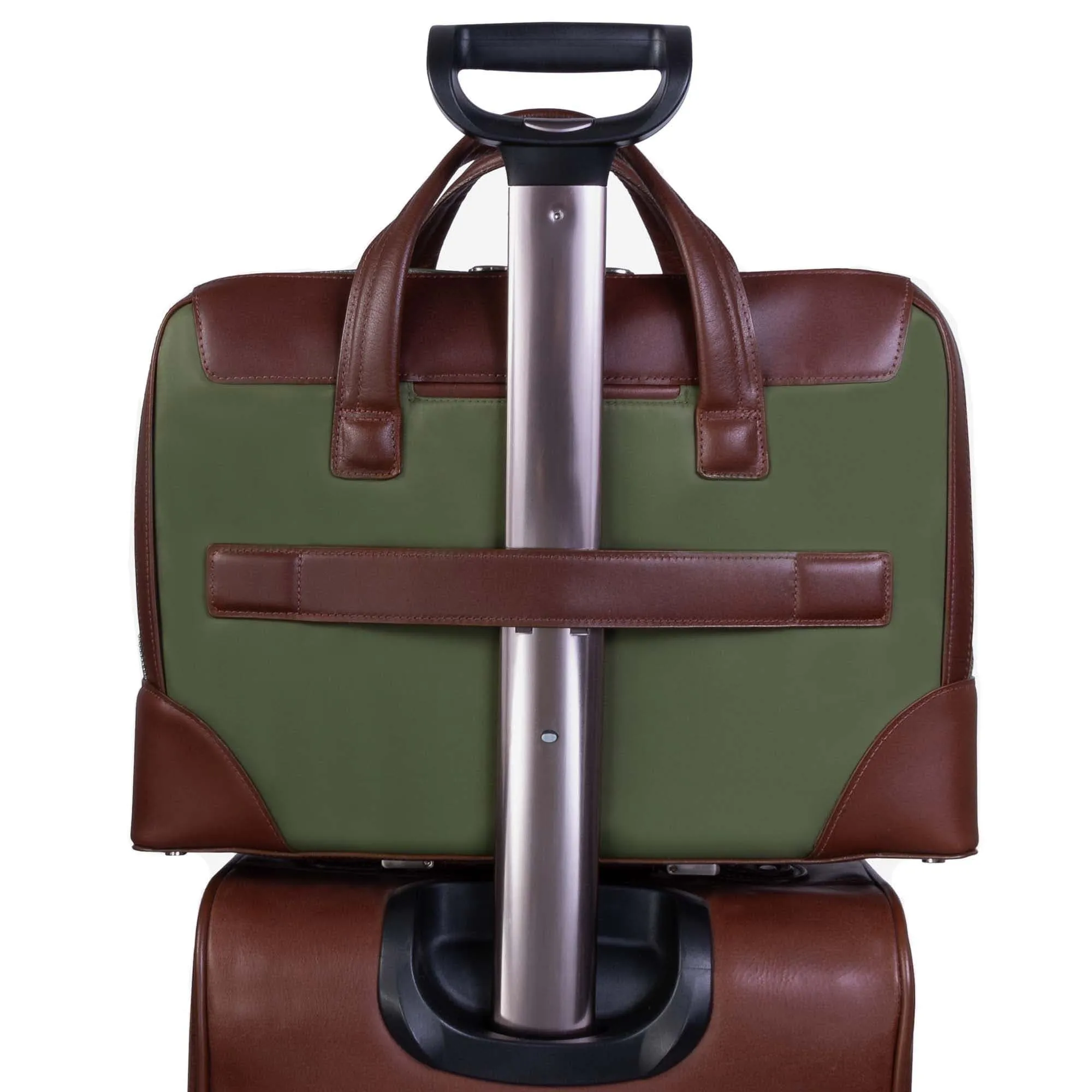 McKlein USA Harpswell 17" Nylon Dual Compartment Laptop Briefcase