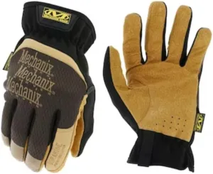 Mechanix Wear Men's FastFit Leather Work Gloves, Black