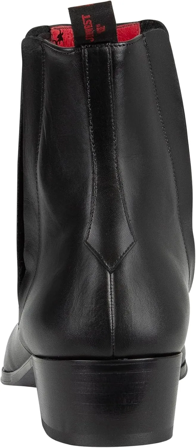 Men's Carlito Leather Boots, Black