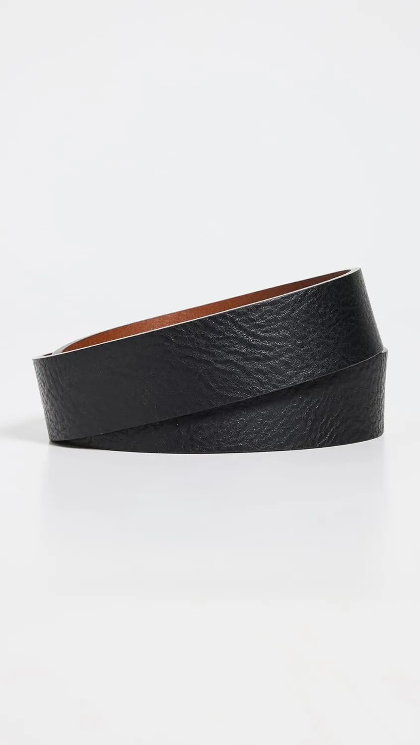 Men's Lightning Bolt Keeper Leather Belt