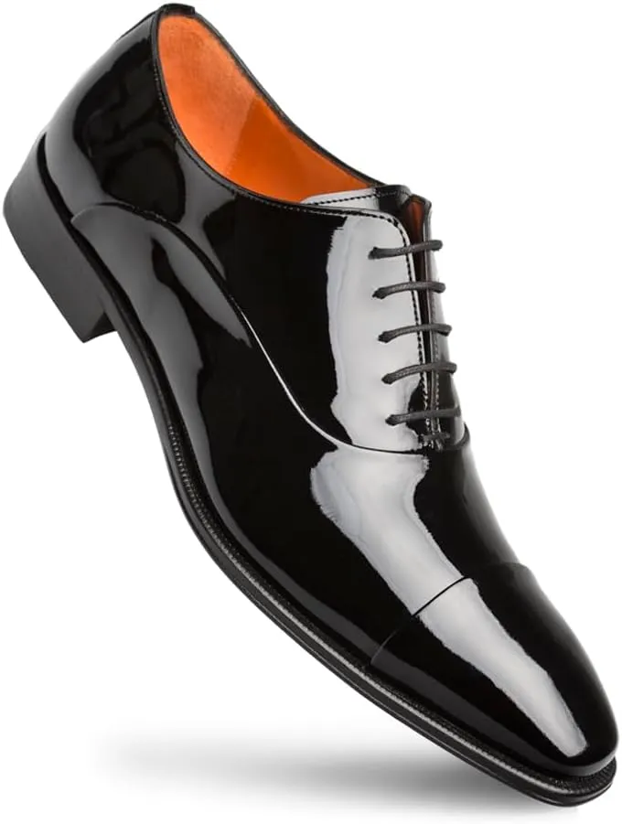Mezlan - Patent Leather - Men's Elegant Formal Cap Toe Oxford