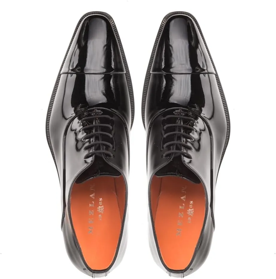 Mezlan - Patent Leather - Men's Elegant Formal Cap Toe Oxford