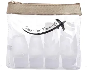 MIAMICA Women's Clear, Gold/Take Off Case, 7-Piece
