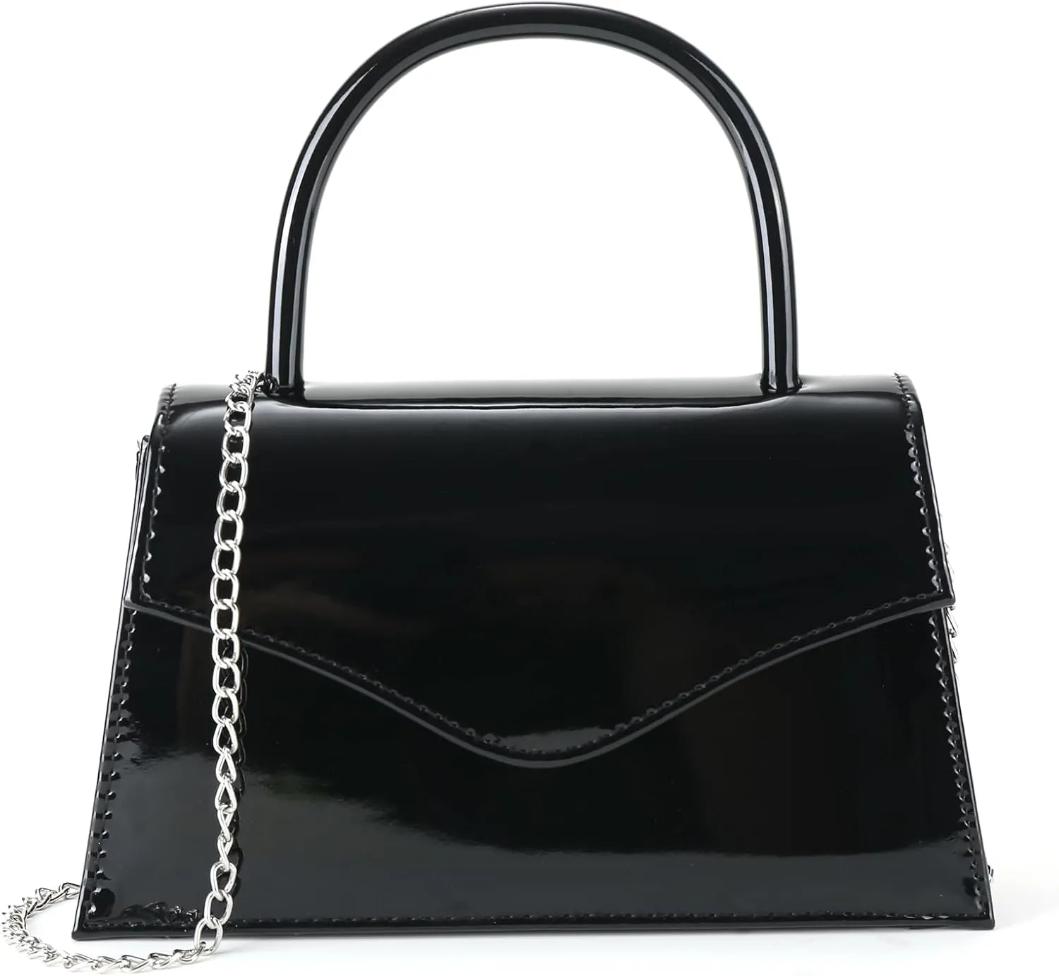 Milisente Women's Evening Bag Bridal Party Clutch Purses Cocktail Prom Handbags with Patent Leather