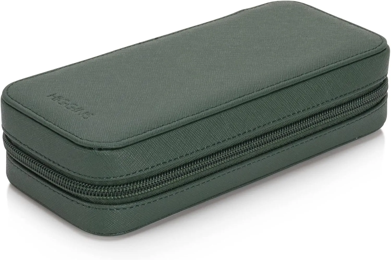 Modern Leather Watch Case for men - Watch Travel Case - Storage Organizer & Display - Watch accessory Green