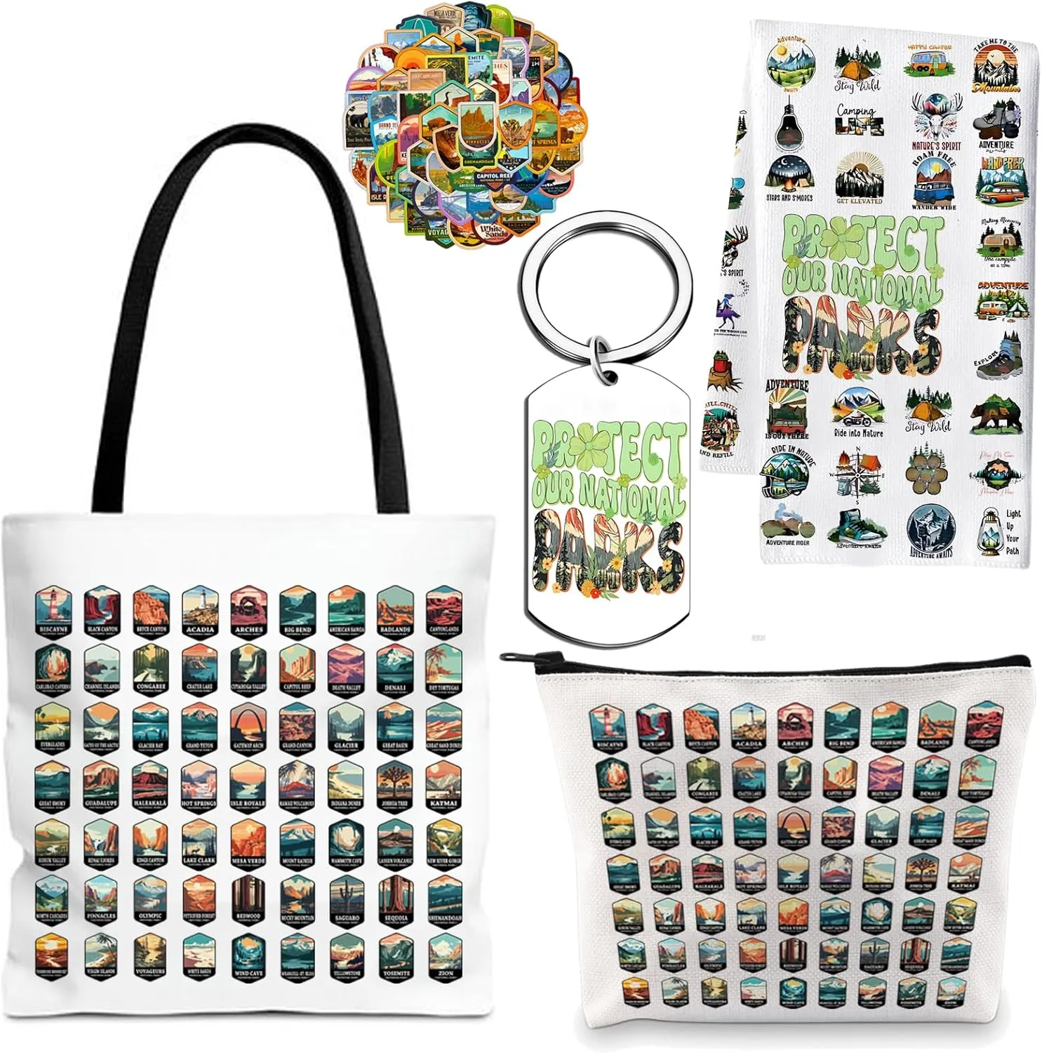 National Parks Gifts - National Park Adventure Awaits Gift for Hikers Campers Outdoor Enthusiasts