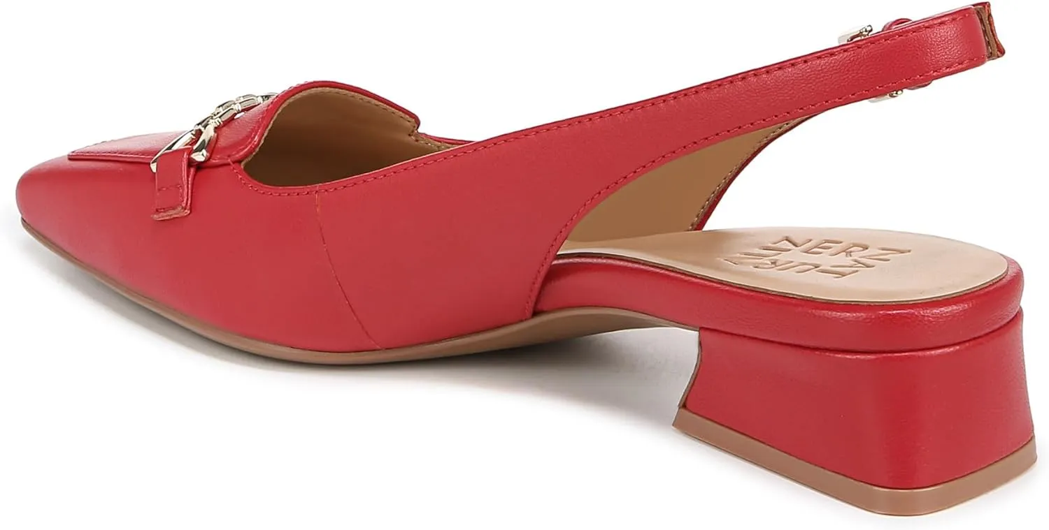 Naturalizer Women's Lindsey Slingback Pointed Toe Low Block Heel Pump